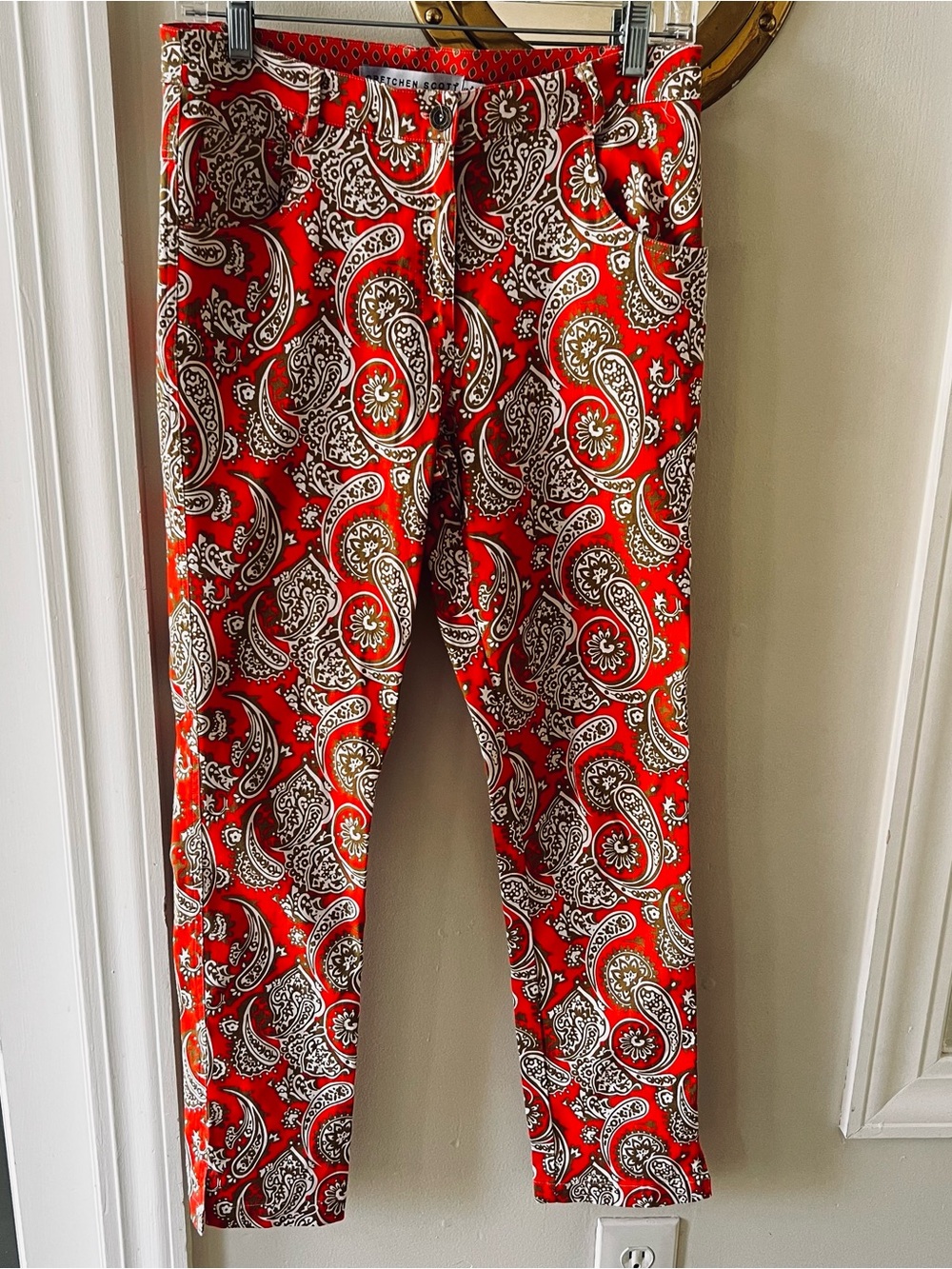 Gretchen Scott Designs Paisley Print Pants